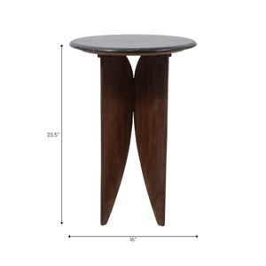 REIDWELL BLACK TABLE 24 (IN) 10