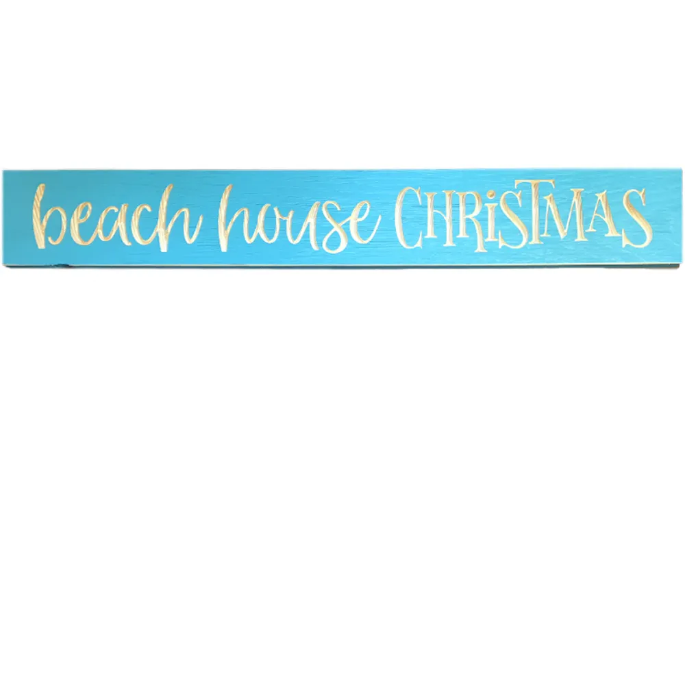 24" USA BEACH HOUSE CHRISTMAS BARNWOOD