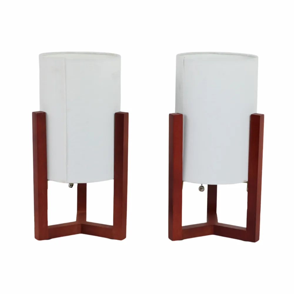 ESSEXBURN SET OF 2 RED LAMPS 15 (IN)