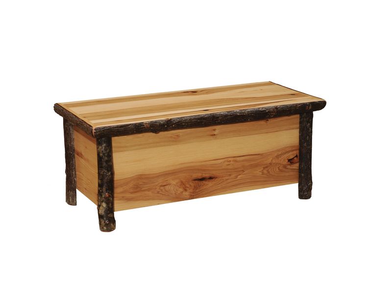 Hickory Log Blanket Chest - Slate 2