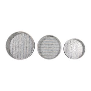 HARLANWORTH SET OF 3 BLUE TRAY 2 (IN) 9