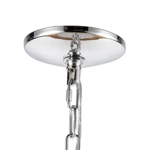 Crystique 20'' Wide 6-Light Chandelier - Polished Chrome 3