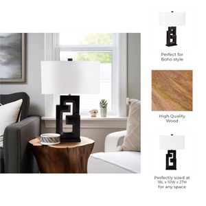 CARLTONRIDGE BLACK LAMP 27 (IN) 10