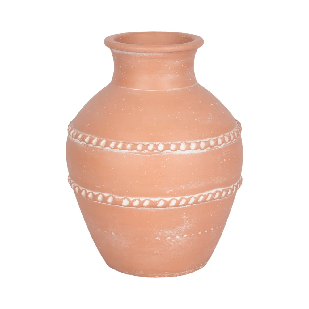 CLAYTONWORTH RED VASE 14 (IN)