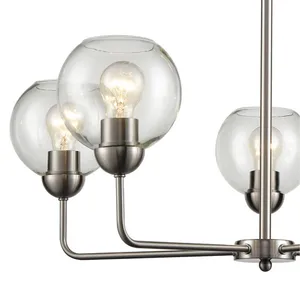 Astoria 28'' Wide 5-Light Chandelier - Brushed Nickel 2