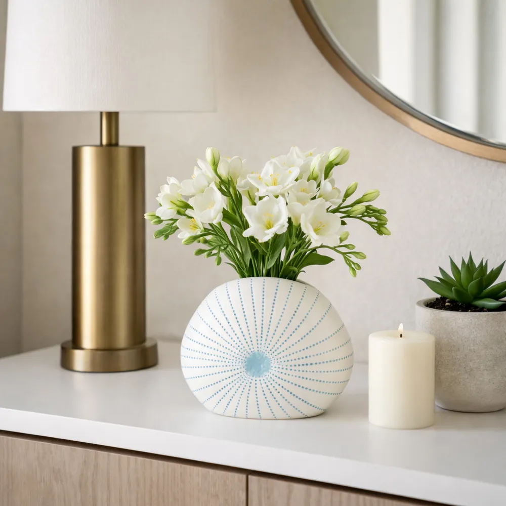 LOCHFORD BLUE VASE 4 (IN)