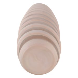 SAMSONWICK IVORY GLASS VASE 13 (IN) 8
