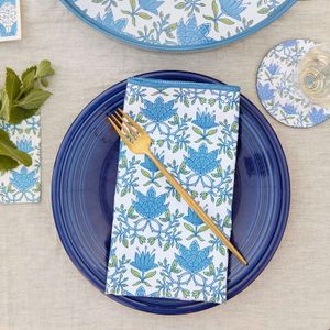 Tilly Blue Eco Dinner Napkins (Set of 6) 3