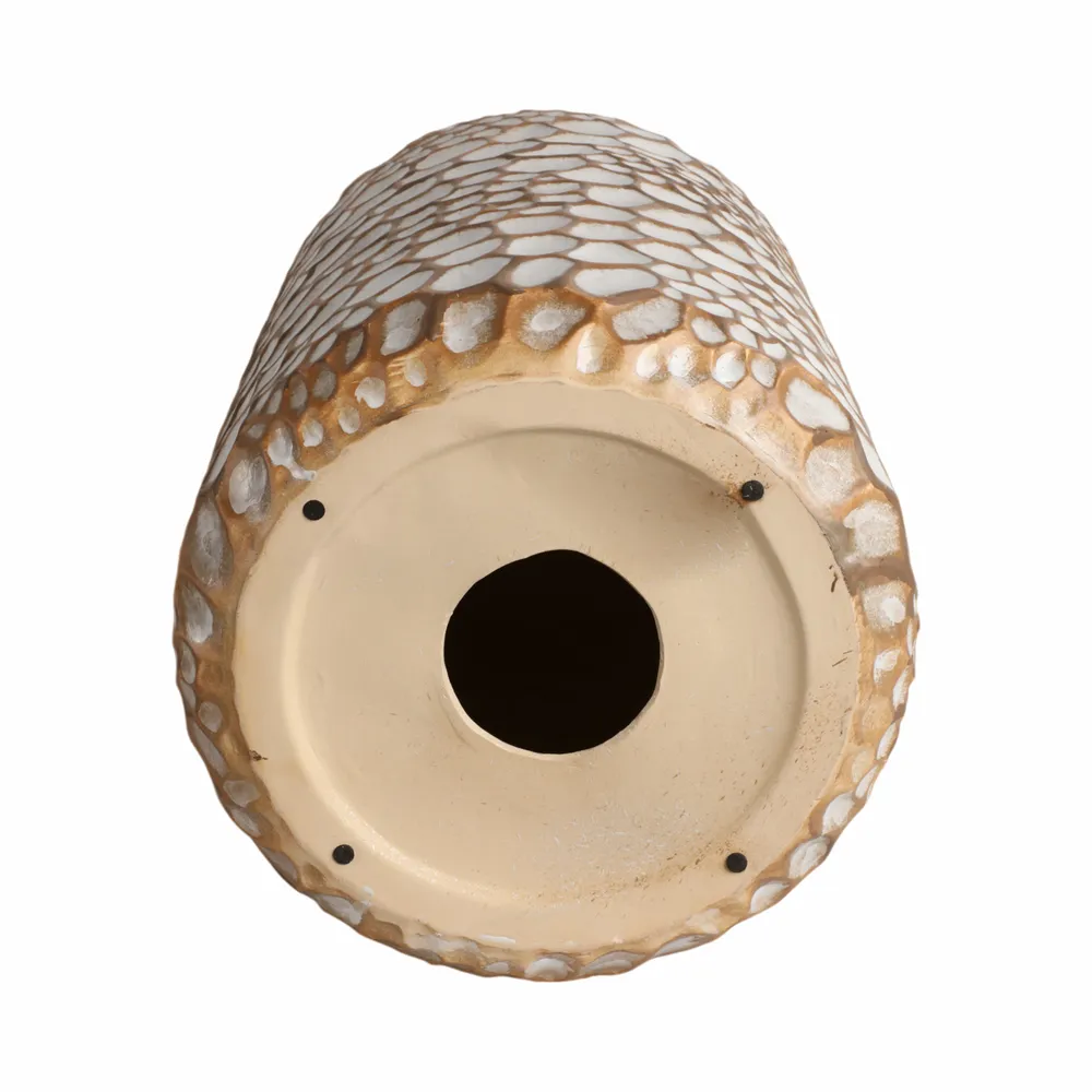 NEWTONCREST WHITE GARDEN STOOL 20 (IN)