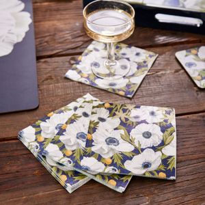 Anemone Poppy Paper Cocktail Napkins (Pack of 25) 4