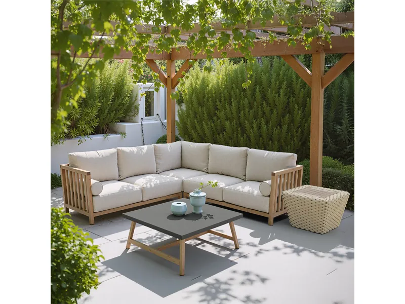 Antul Coffee Table White & Natural 6