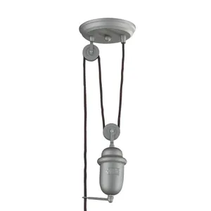 Farmhouse 14'' Wide 1-Light Pendant - Aged Pewter 3