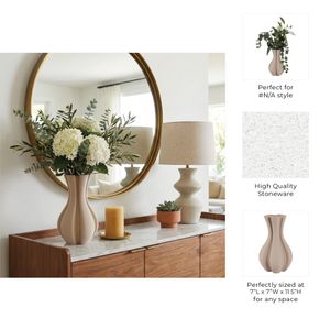 DREWROSE IVORY VASE 12 (IN) 11