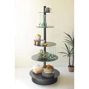 Five-Tiered Round Iron Store Display 1