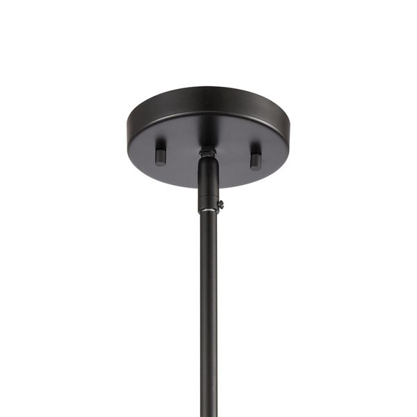 Oakland 4'' Wide 1-Light Mini Pendant - Black