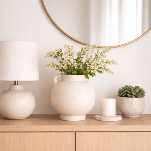 CORBINFORD WHITE VASE 12 (IN) 12
