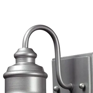 Marina 8'' High 1-Light Outdoor Sconce - Matte Silver 3