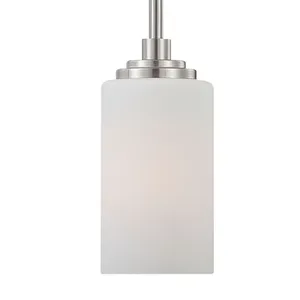 Pittman 5'' Wide 1-Light Mini Pendant - Brushed Nickel 3