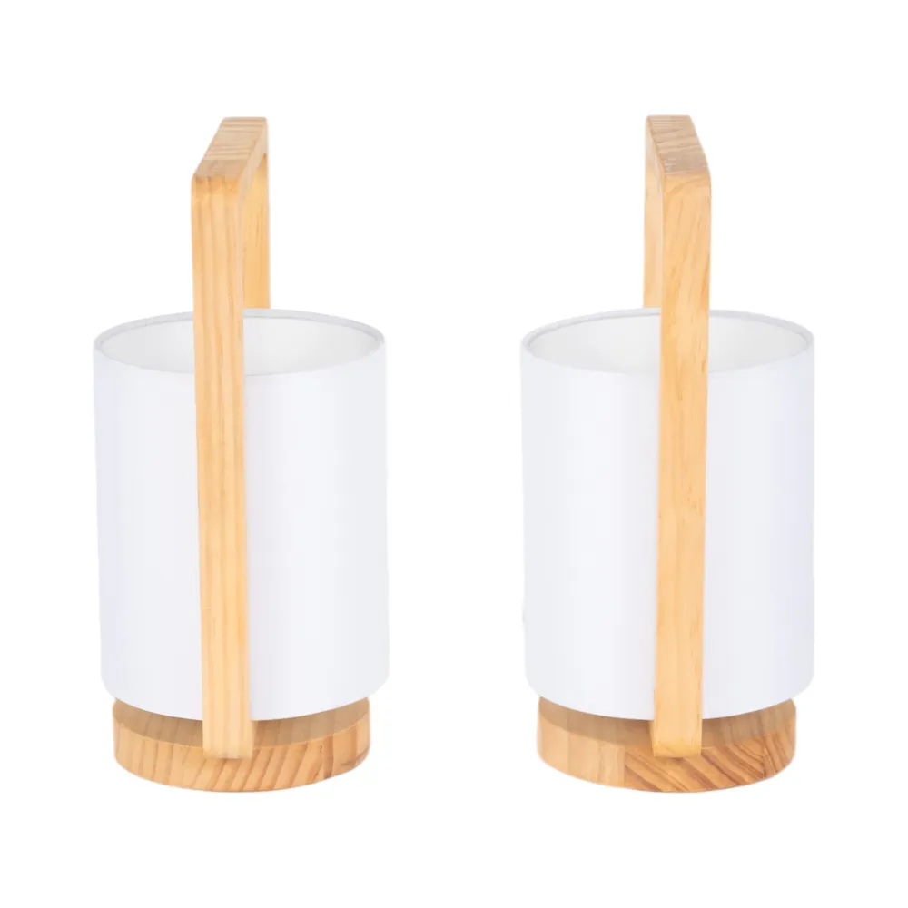 RHEA SET OF 2 WHITE LAMPS 11 (IN)