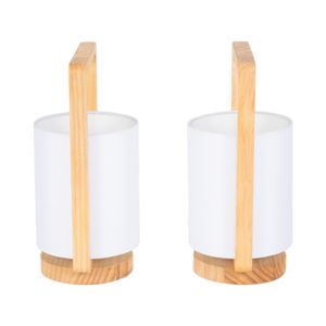 RHEA SET OF 2 WHITE LAMPS 11 (IN) 5