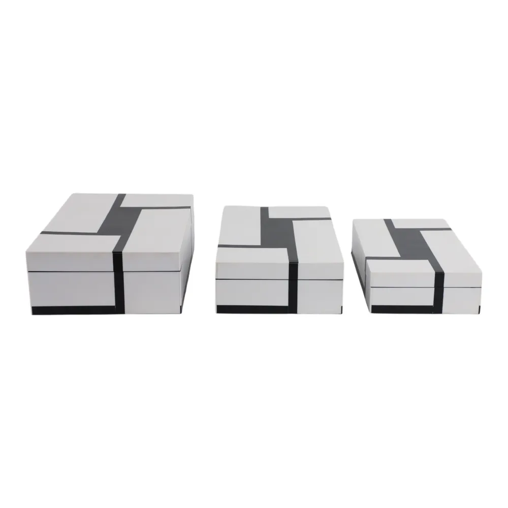 WALT SET OF 3 WHITE BOXES 4 (IN)
