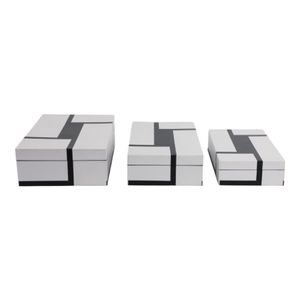 WALT SET OF 3 WHITE BOXES 4 (IN) 4