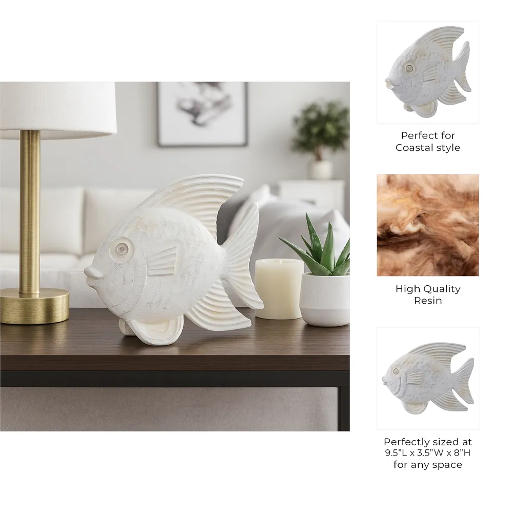 RIDERTON WHITE DECOR 8 (IN)