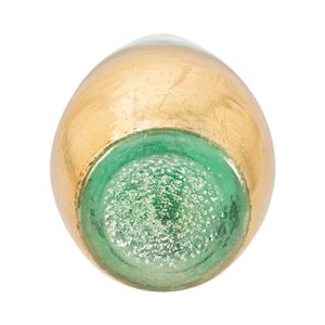 REEDMORE GREEN GLASS VASE 19 (IN) 7