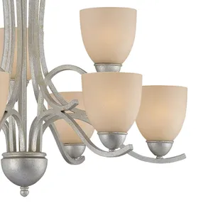 Triton 31'' Wide 9-Light Chandelier - Moonlight Silver 4