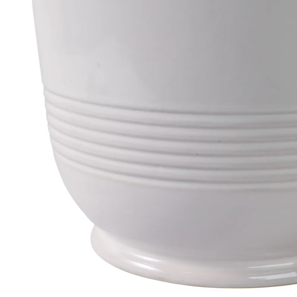 ALECHAVEN SET OF 2 IVORY PLANTER 11 (IN)