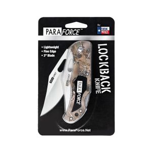 ParaForce Lockback Knife - Assorted Colors Carded 7