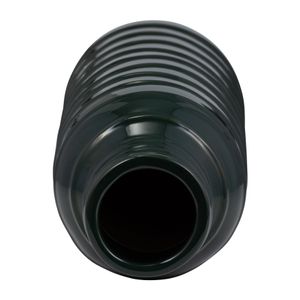 CER, 17"H TRIBAL VASE, FOREST GREEN 6
