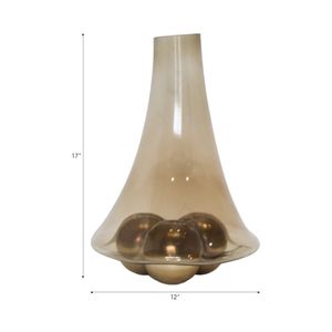 BAYSTONE GOLD GLASS VASE 17 (IN) 7