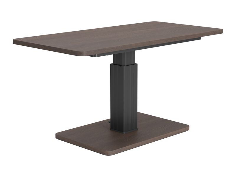 Brule Adjustable Dining Table Walnut 6