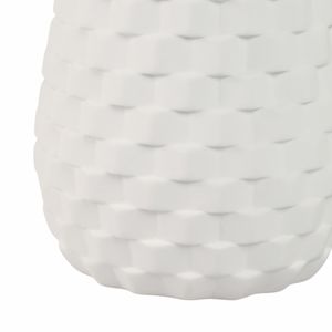 GORTONRUN WHITE VASE 9 (IN) 6