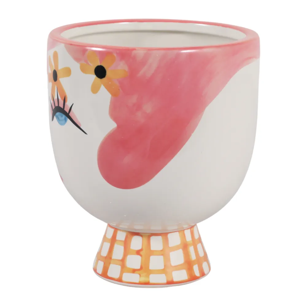 GARSONHOLM PINK PLANTER 7 (IN)
