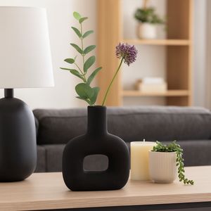 FELIXOAK BLACK VASE 8 (IN) 11