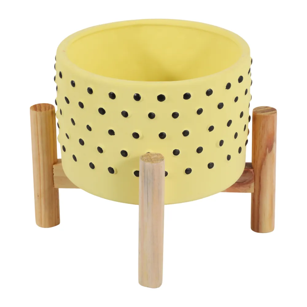 COLECREST YELLOW PLANTER 6 (IN)