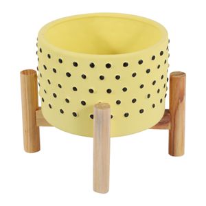 COLECREST YELLOW PLANTER 6 (IN) 7