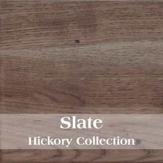 Hickory Log Open End Table - Slate