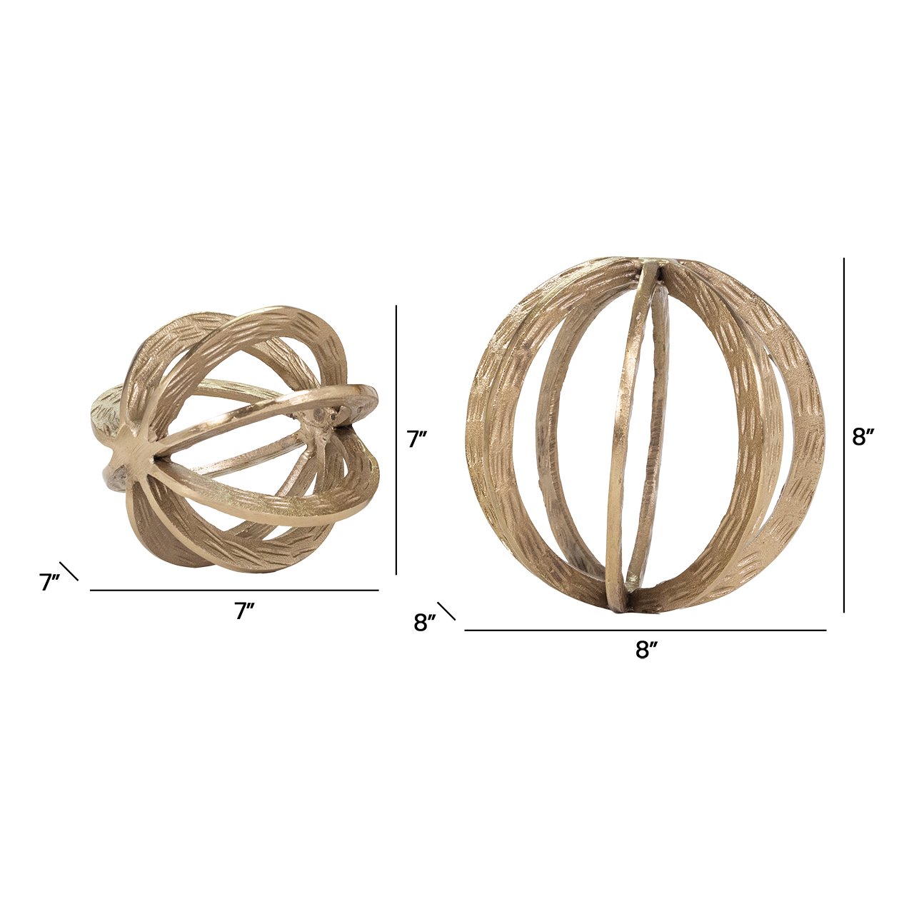 Verne Gold Orbs -Set 2 3
