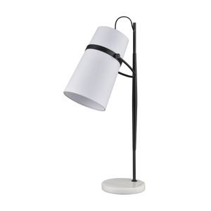 Banded Shade 28'' High 1-Light Desk Lamp - Matte Black 2