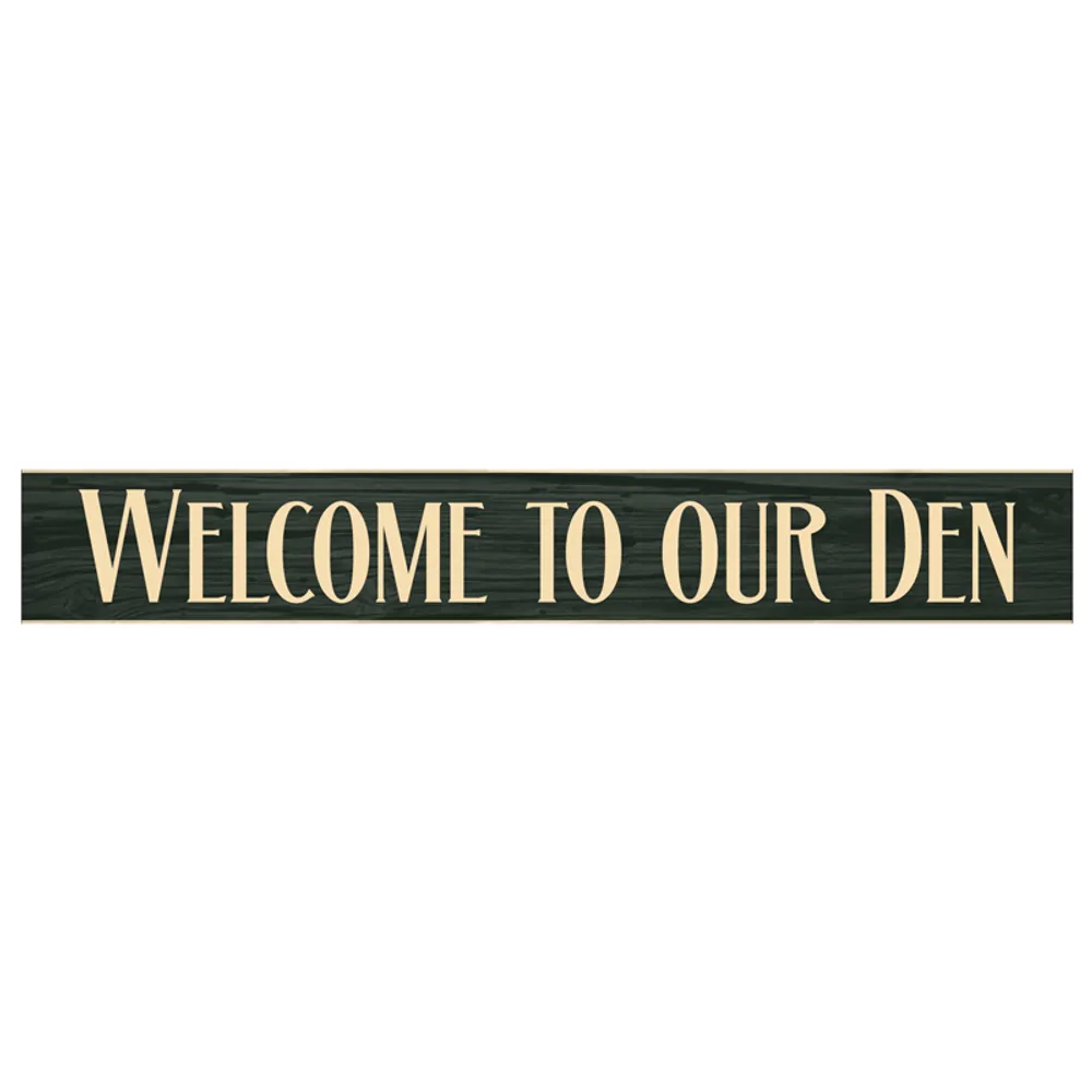 24" USA WELCOME TO OUR DEN