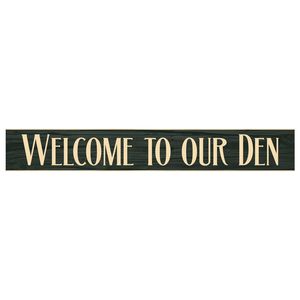 24" USA WELCOME TO OUR DEN 1