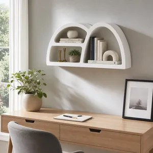 NOLANPARK WHITE WALL SHELF 12 (IN) 10