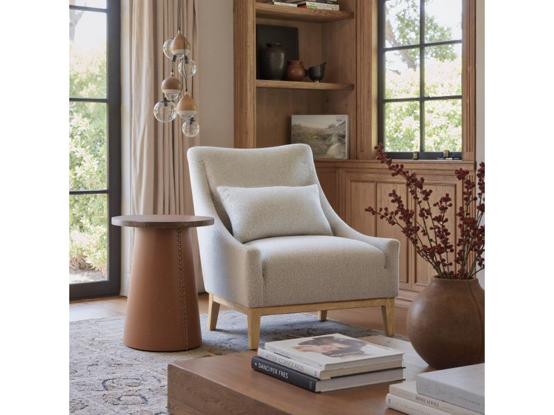 Velun Accent Chair Ivory 2