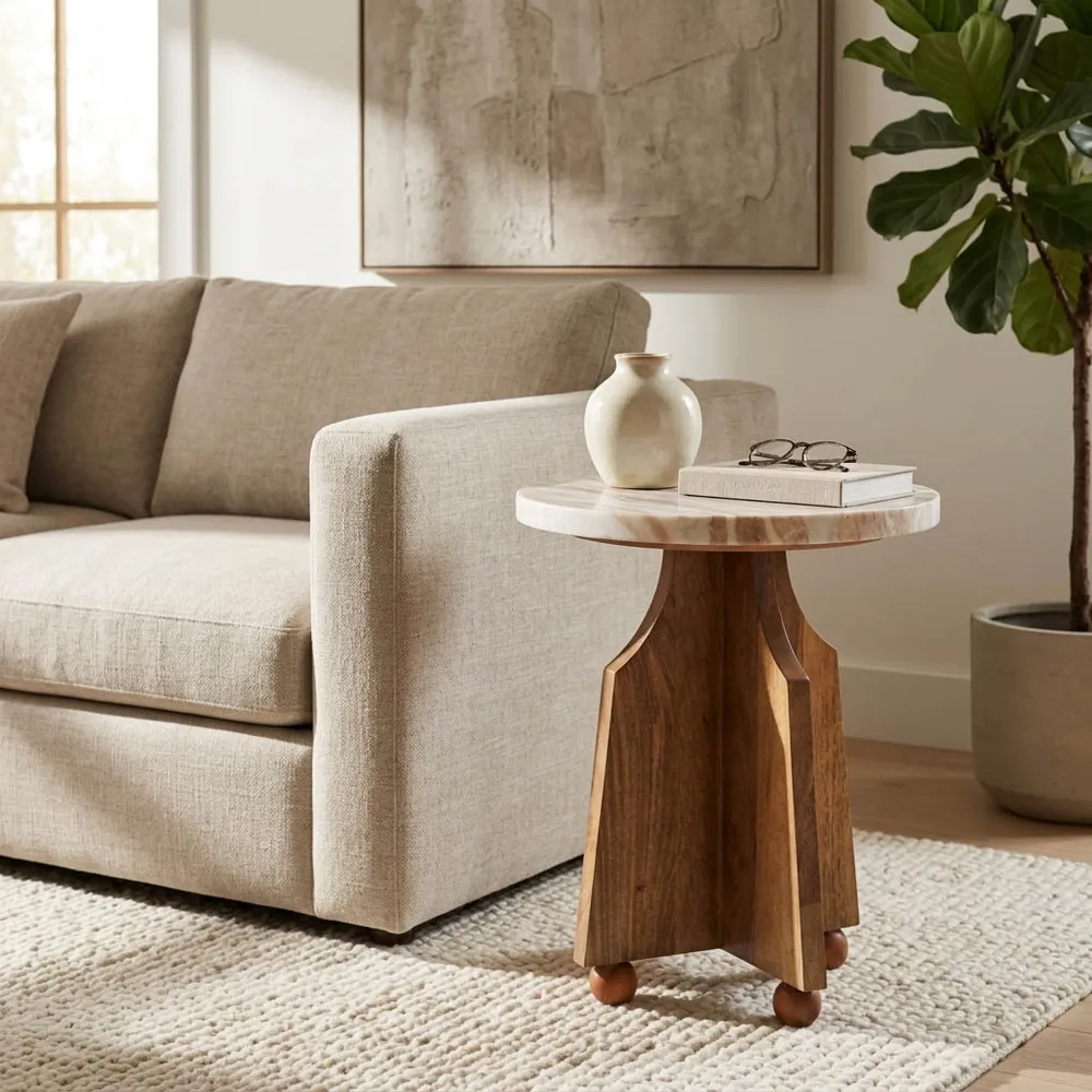 CHAPINLAKE BROWN TABLE 20 (IN)