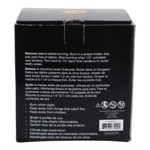 STONELEY BLACK CANDLE 5 (IN) 9
