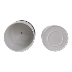 GRAHAMMILL SET OF 2 WHITE PLANTER 10 (IN) 8