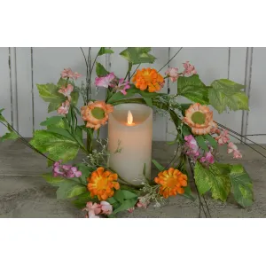 Whispy Garden 6.5in Candle Ring 1